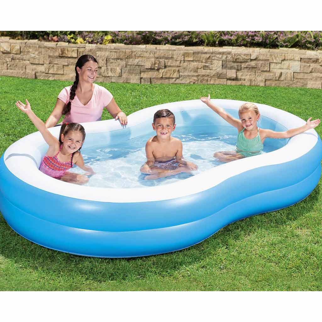 imagen de Bestway: Piscina Familiar Lagoon piscina ovalada de dos anillos 262 x 157 x 46 cm 5