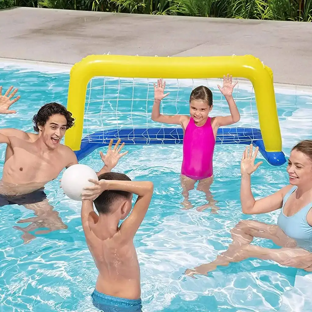 imagen de Bestway: Portería de waterpolo inflable con red 142x76cm 2