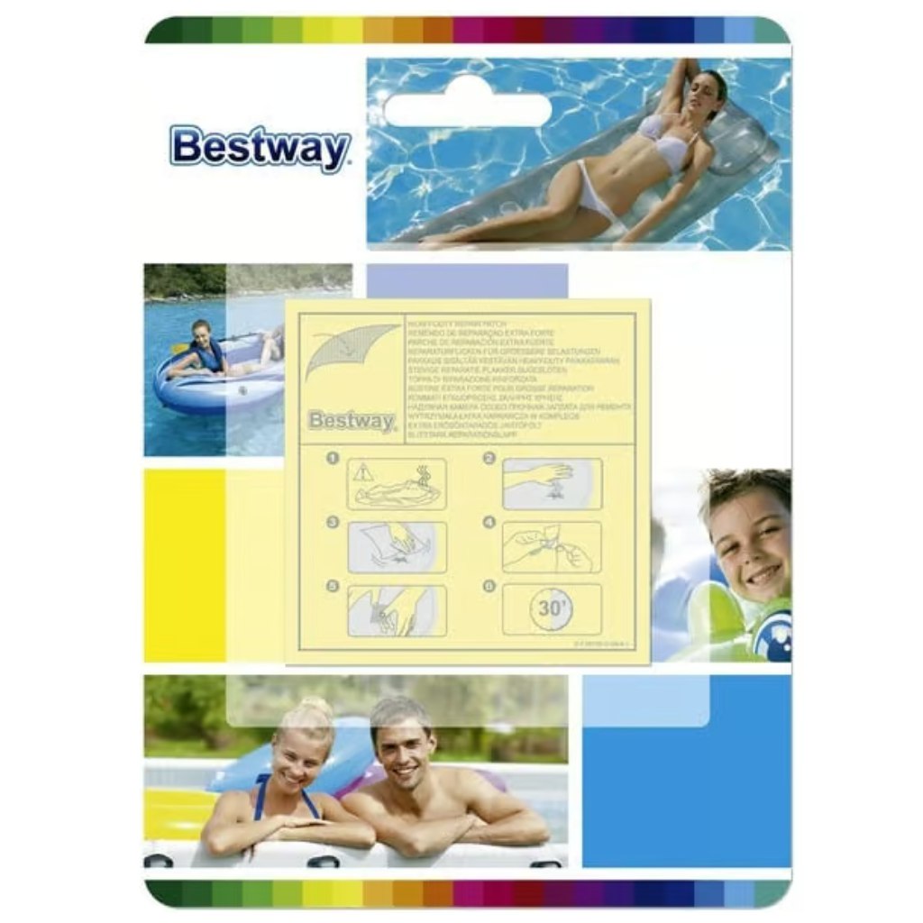 imagen de Bestway: Set de parches de reparación 6,5x6,5cm 10ud 1