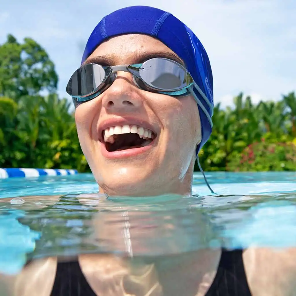 imagen de Bestway: Sleek 'N Stretch Premium™ Gorro de natación textil a partir de 14 años 5