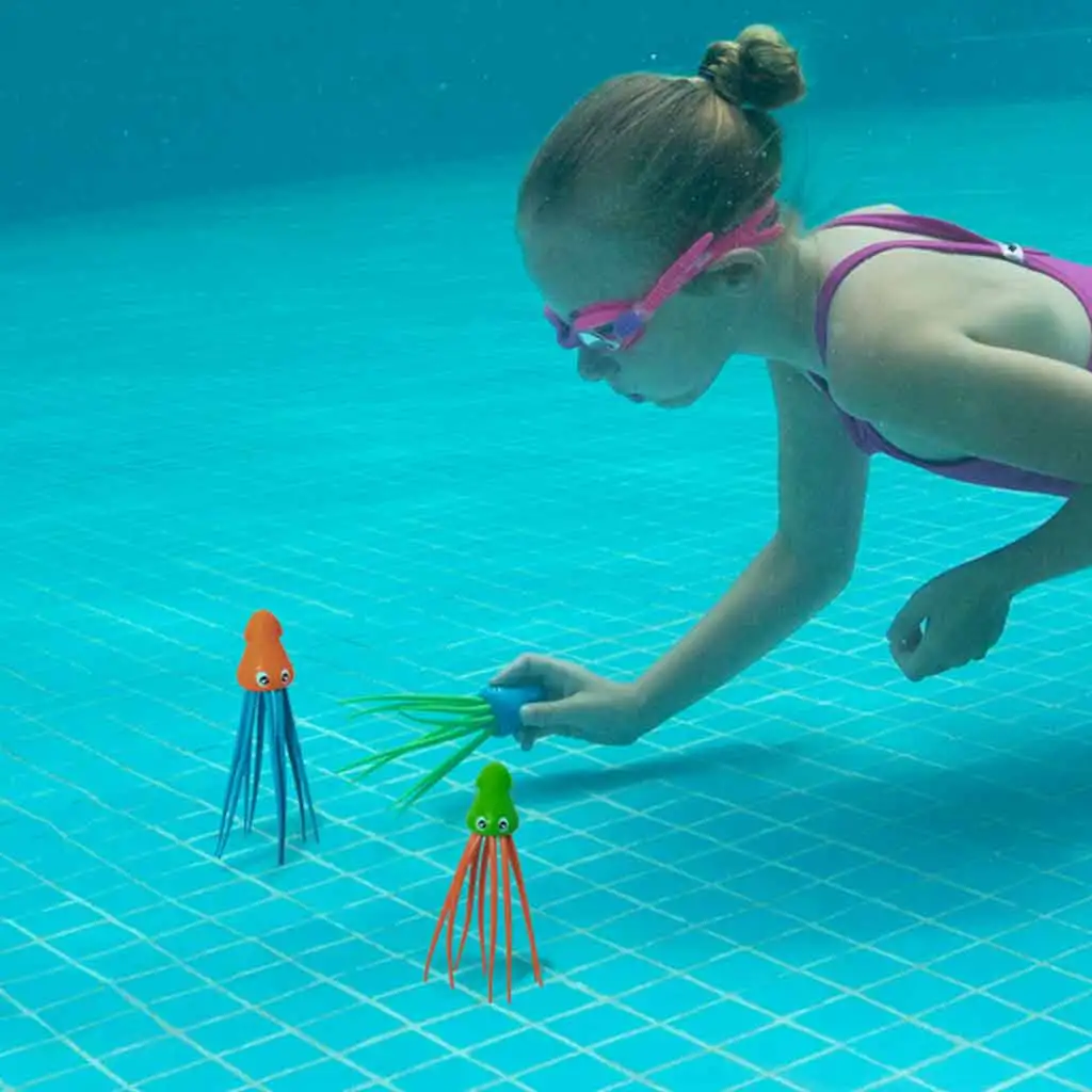 imagen de Bestway: Speedy Squid™ set de figuras de buceo en forma de pulpo de 3 piezas 2