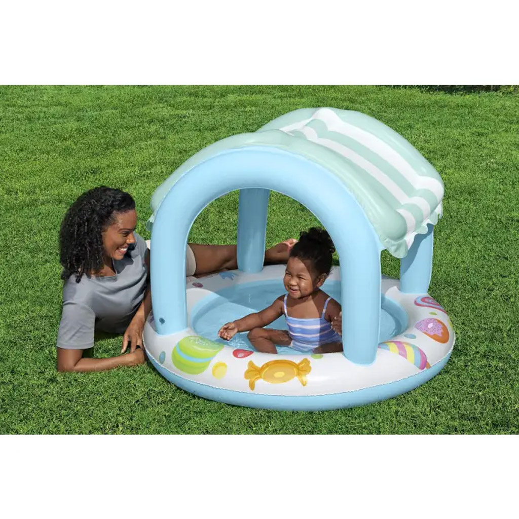 imagen de Bestway: Sweet Shoppe™ piscina inflable con toldo protector Ø 104 x 84 cm 2