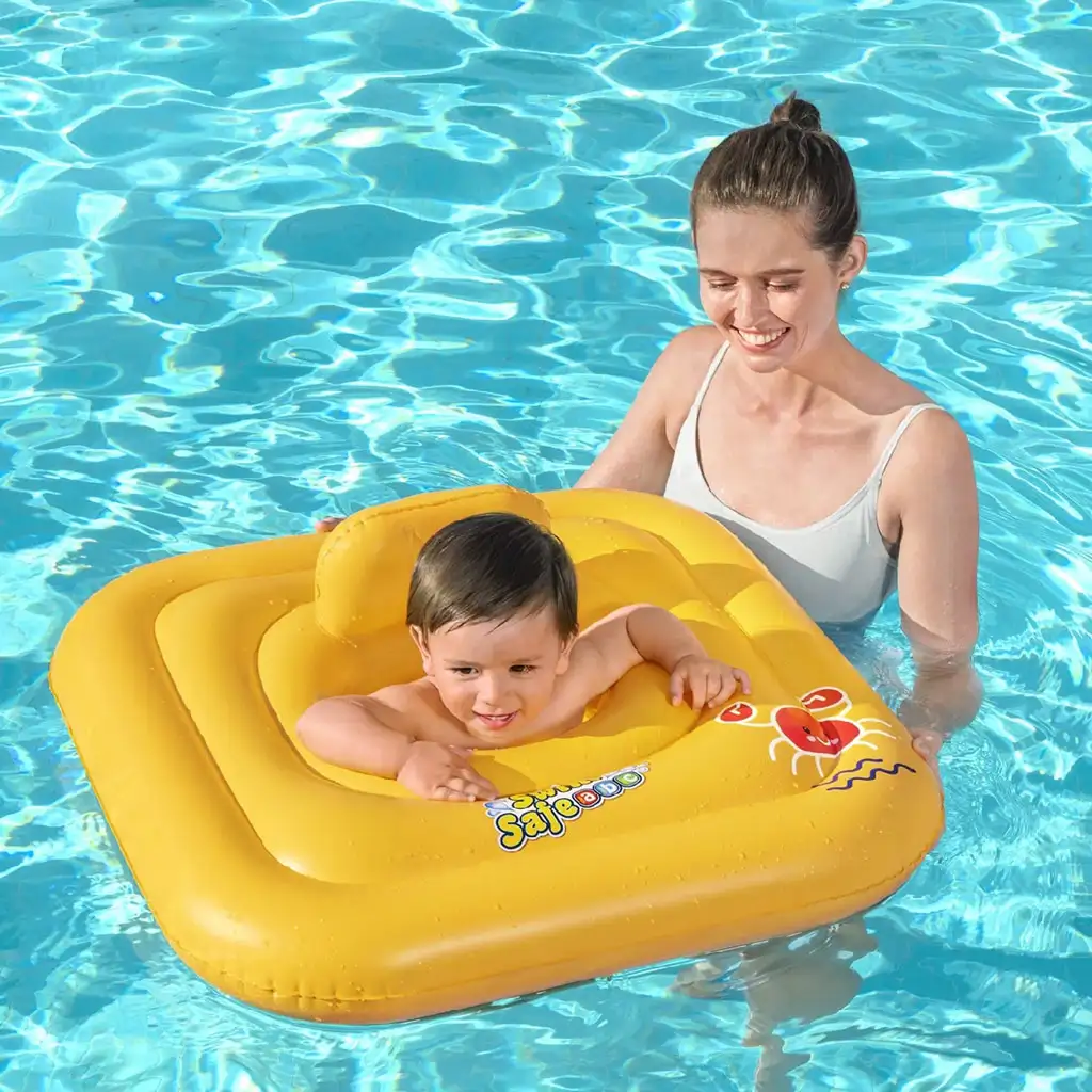 imagen de Bestway: Swim Safe - Flotador de bebé con tres anillos 76cm 2