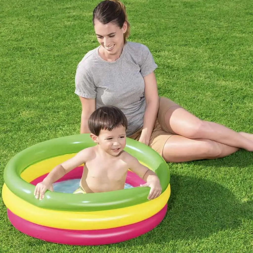 imagen de Bestway: Swim Squad™ piscina inflable para bebés de tres anillos Ø 70 x 24 cm 2