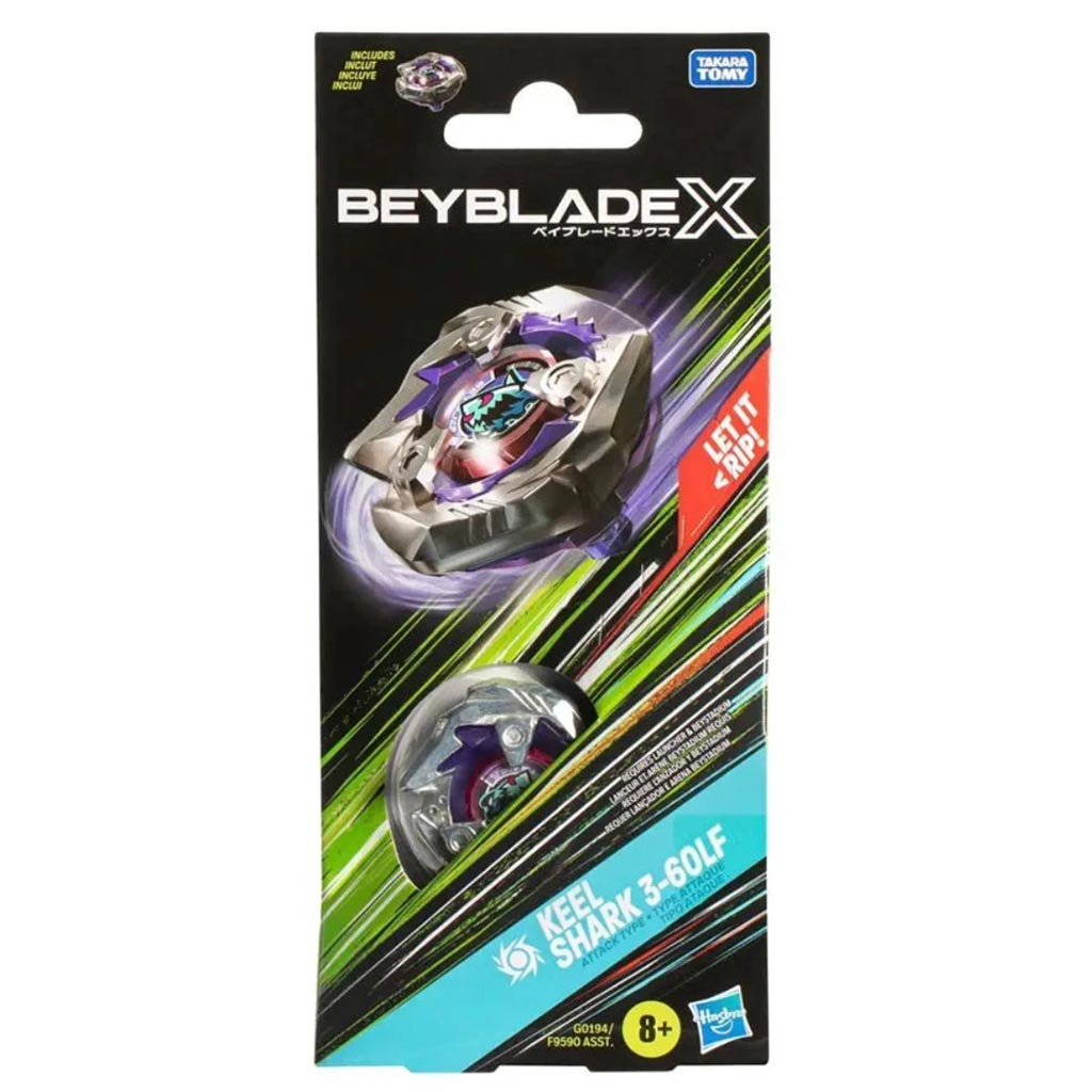 imagen de Beyblade X Booster: Keel Shark peonza - Hasbro 1