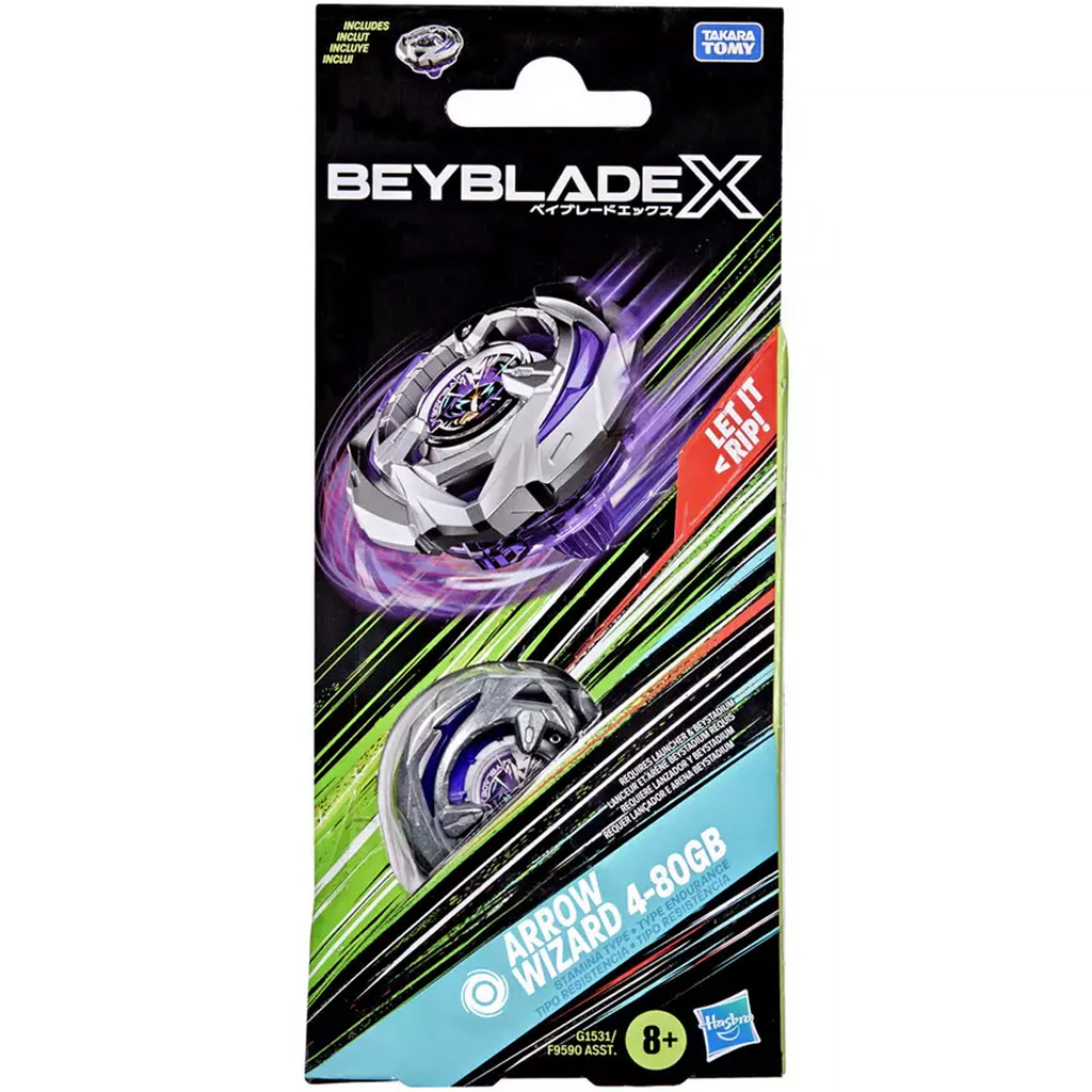 imagen de Beyblade X Booster: Mago Flecha 4-80GB peonza - Hasbro 1