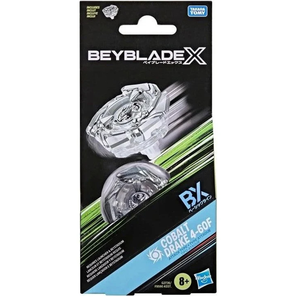 imagen de Beyblade X BX Cobalt Drake 4-60F peonza - Hasbro 1