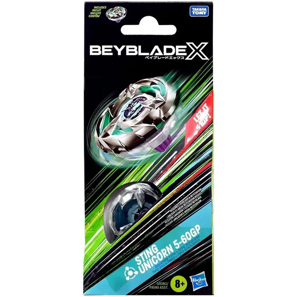 imagen de Beyblade X: Sting Unicorn 5-60GP set - Hasbro 1