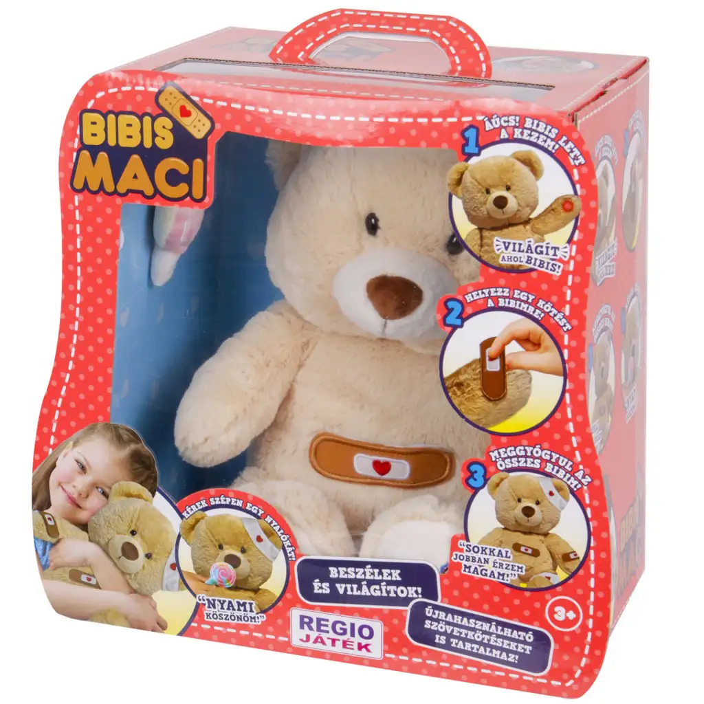 imagen de Bibis Oso de peluche con luz y sonido 1