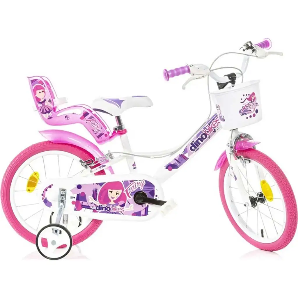 imagen de Bicicleta blanca Sfera Fairy de 16 pulgadas - bicicleta Dino Bikes 1