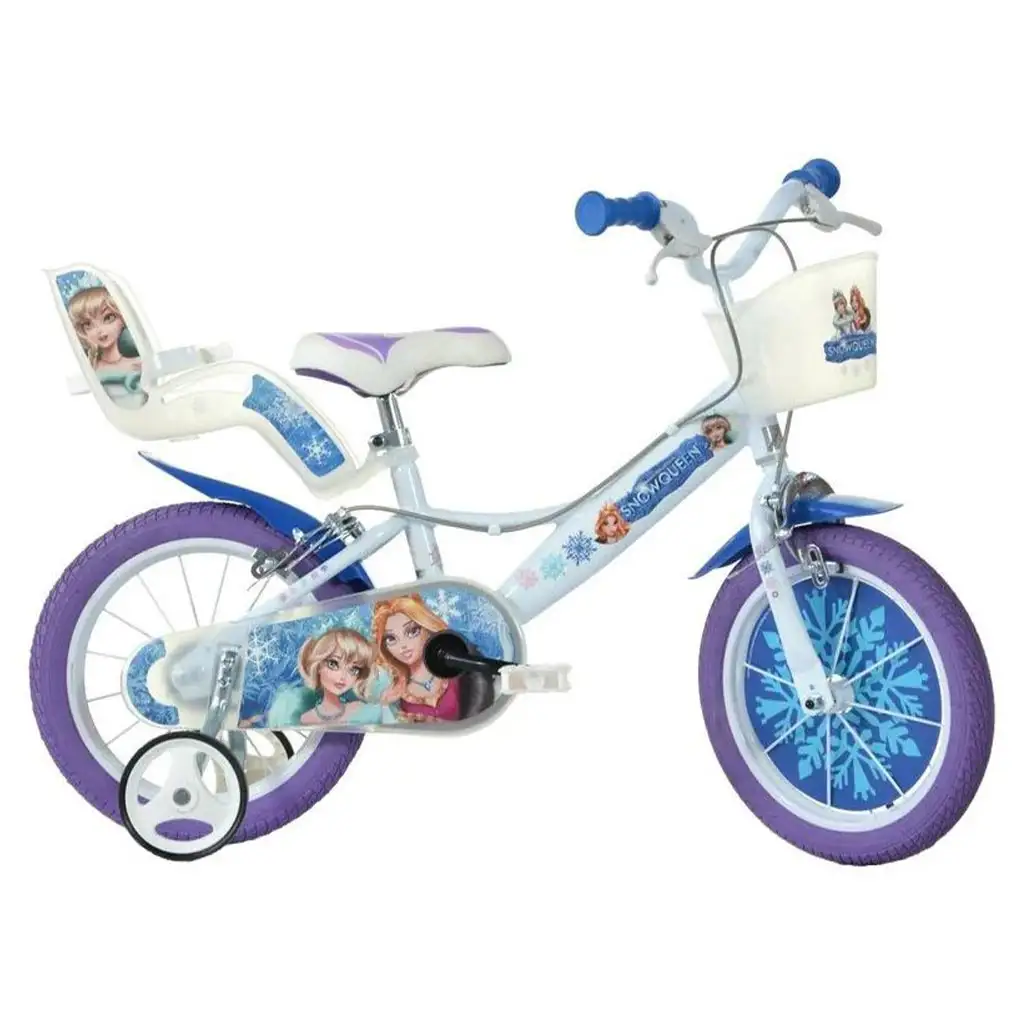 imagen de Bicicleta de 12 pulgadas con diseño de Reina de las Nieves - bicicleta Dino Bikes 1