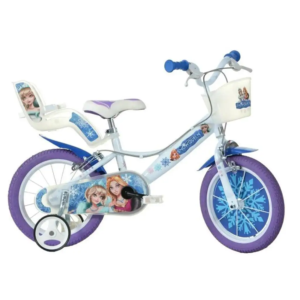 imagen de Bicicleta de 16 pulgadas con diseño de Reina de las Nieves - bicicleta Dino Bikes 1