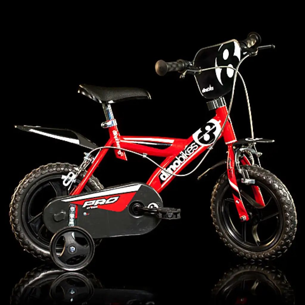 imagen de Bicicleta infantil de color rojo tamaño 12 - bicicleta Dino Bikes 1