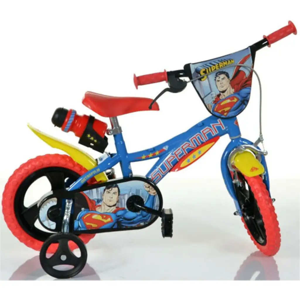 imagen de Bicicleta infantil Superman tamaño 12 - bicicleta Dino Bikes 1