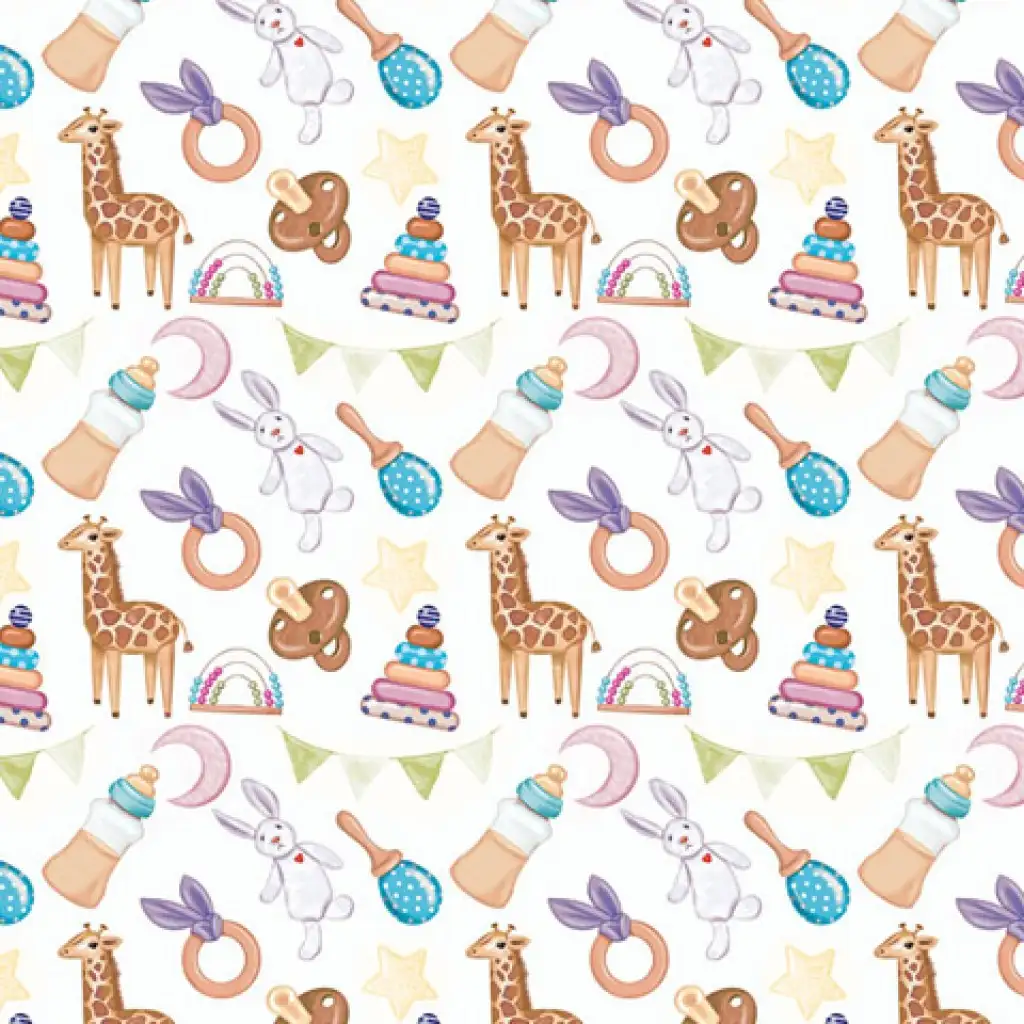 imagen de ¡Bienvenido! papel de regalo unisex para bebés 100x70cm 1