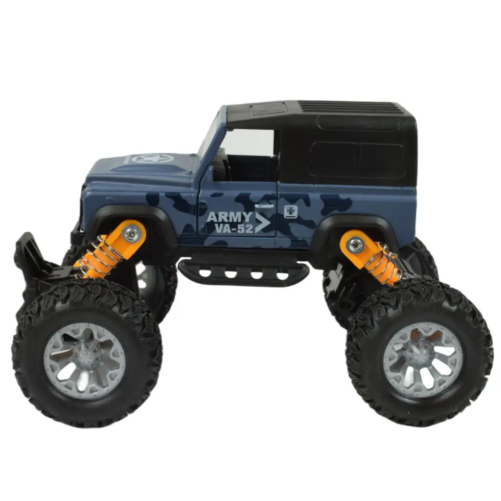 imagen de Big Foot Series: Vehículo todoterreno con ruedas de goma 13cm 2