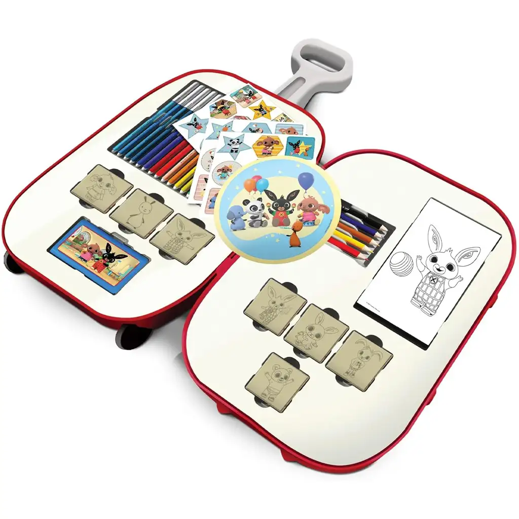 imagen de Bing y sus amigos set de sellos en maleta con ruedas - Multiprint 2