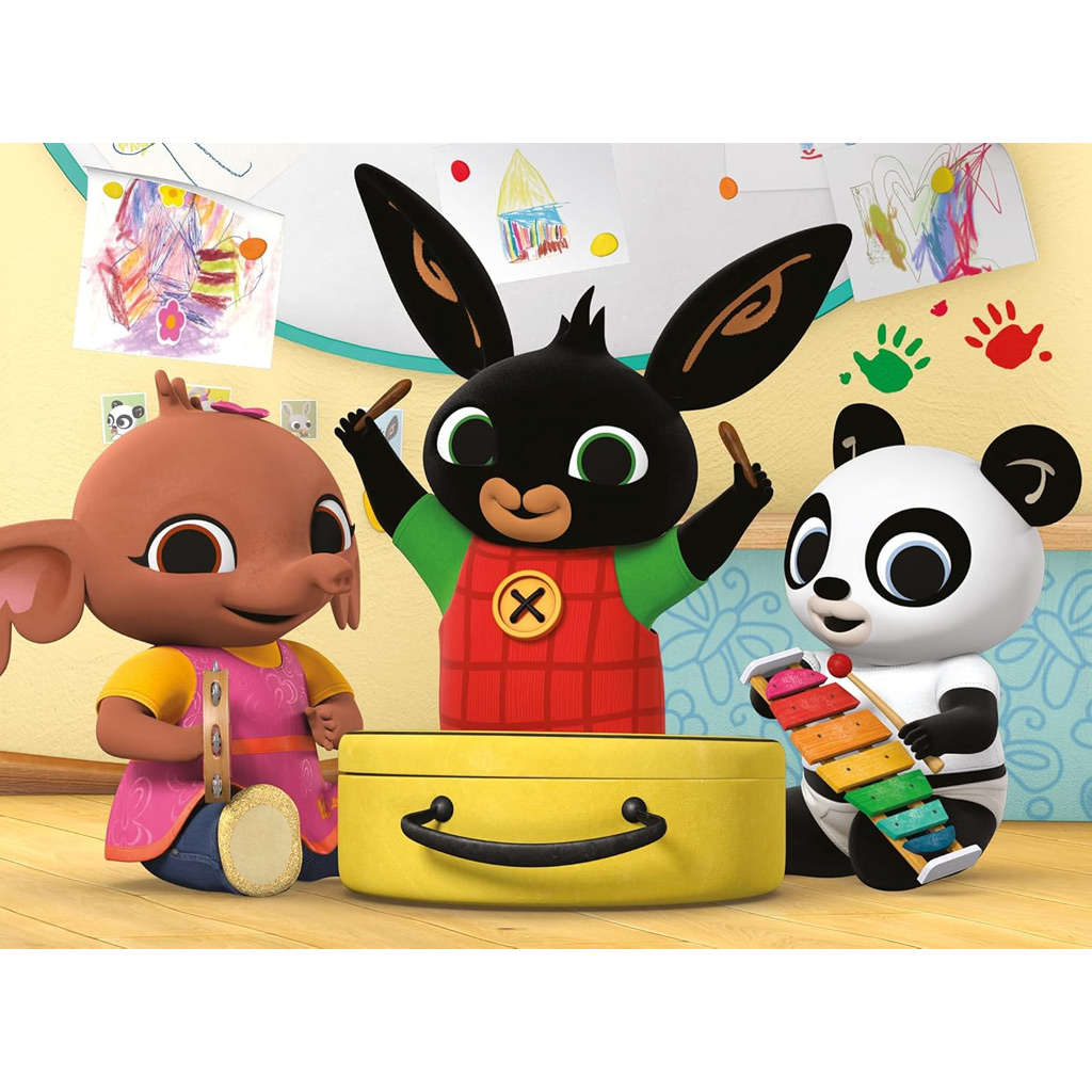 imagen de Bing y sus amigos tocan música rompecabezas Eco de 24 piezas 70x50cm - Lisciani 2