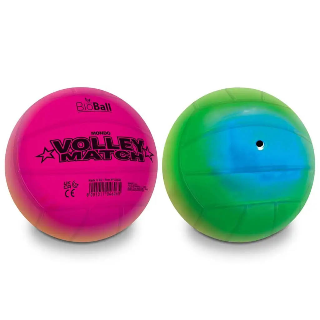 imagen de Bioball: Balón de voleibol de colores del arcoíris 216mm tamaño 5 - Mondo toys 1