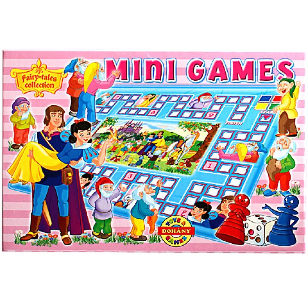 imagen de Blancanieves y los siete enanitos mini juego de mesa - D-Toys 1