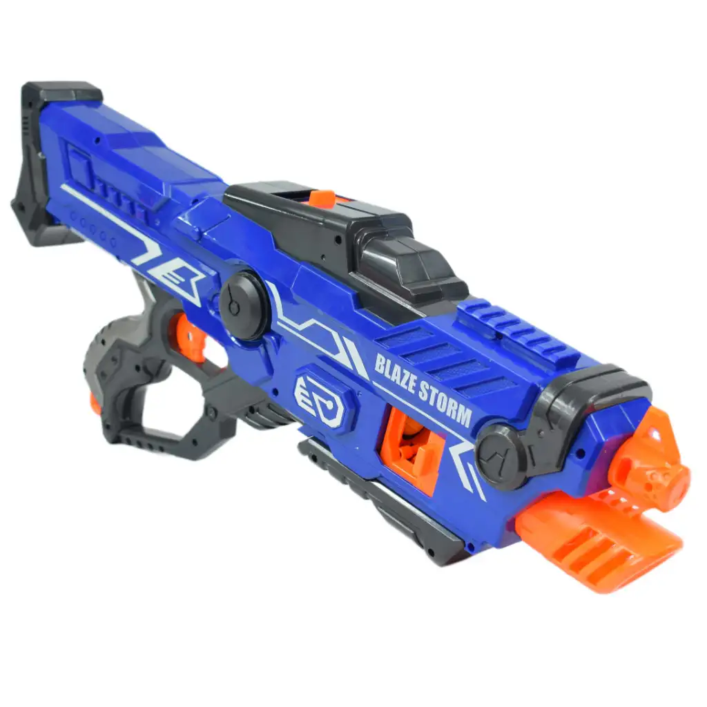 imagen de Blaze Storm: Gigante arma eléctrica de dardos de esponja con balas 55x23cm 3