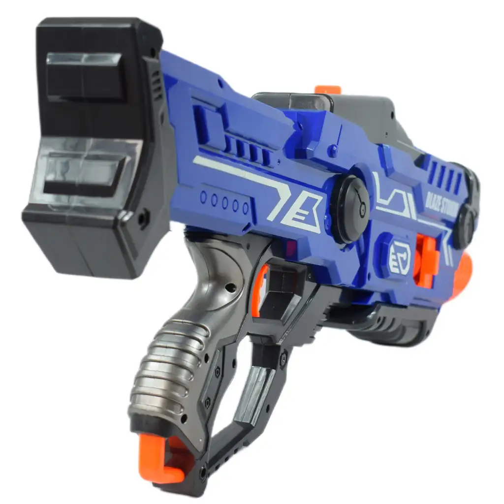 imagen de Blaze Storm: Gigante arma eléctrica de dardos de esponja con balas 55x23cm 4