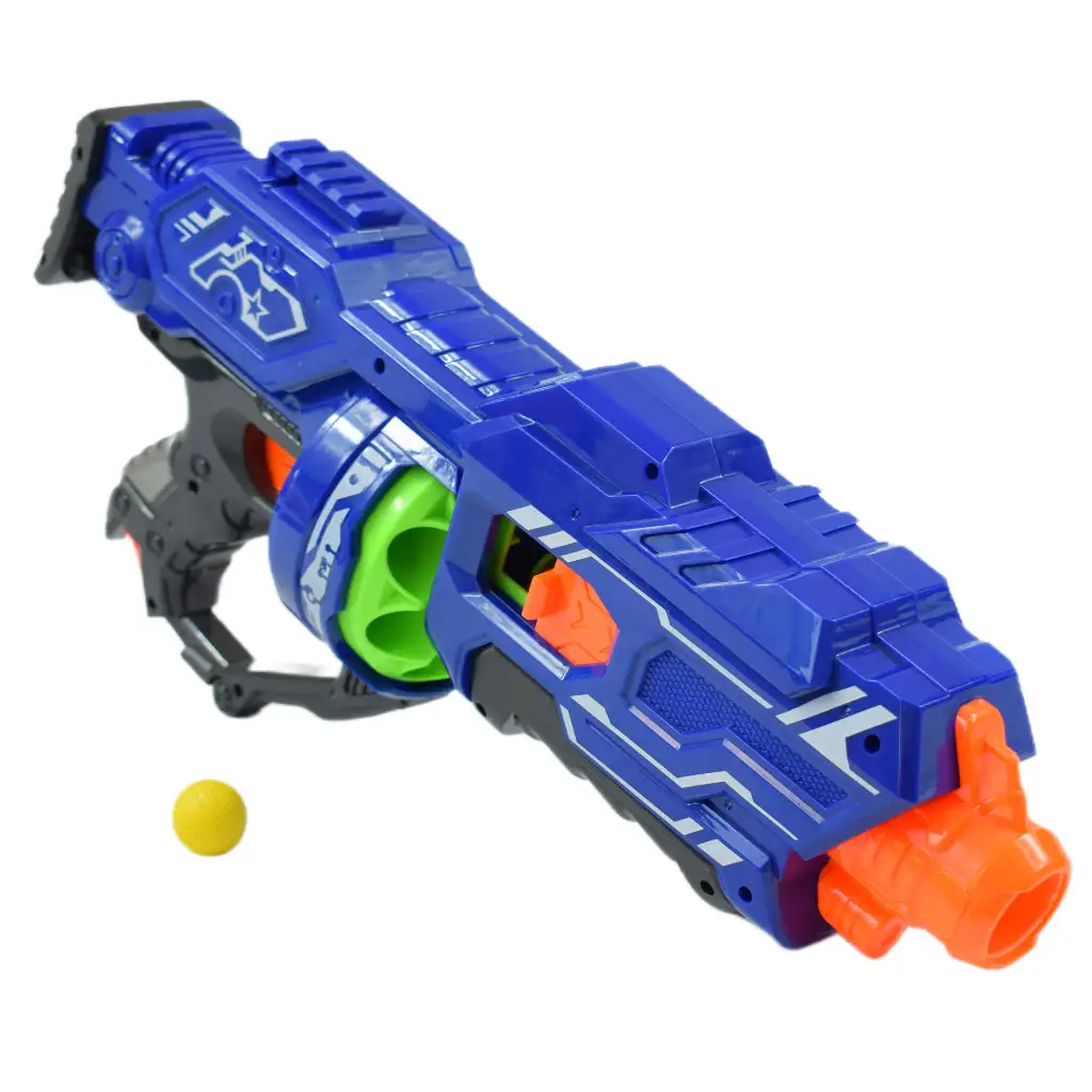 imagen de Blaze Storm: Gran arma eléctrica de dardos de espuma con balas 44x20cm 3