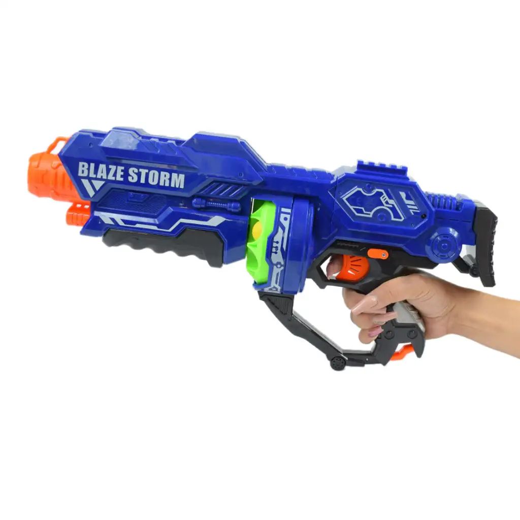 imagen de Blaze Storm: Gran arma eléctrica de dardos de espuma con balas 44x20cm 4