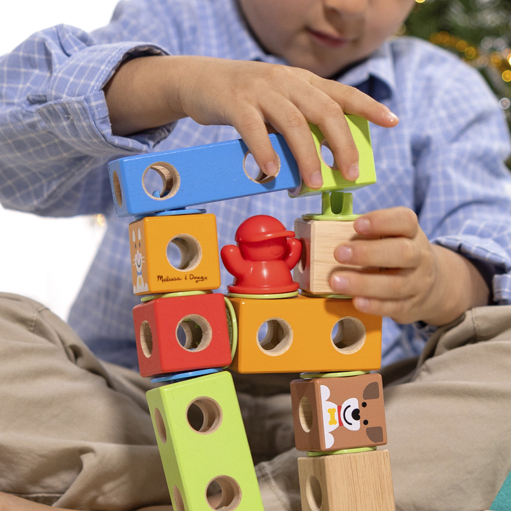 imagen de Blockables: Juego de construcción de madera urbana - Melissa & Doug 4