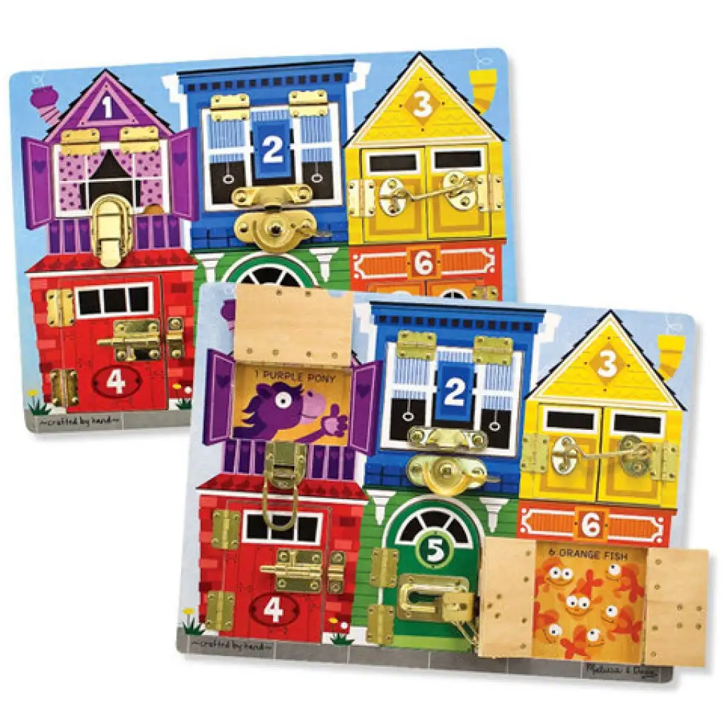 imagen de Bloques de cerraduras y pestillos - Melissa & Doug 2