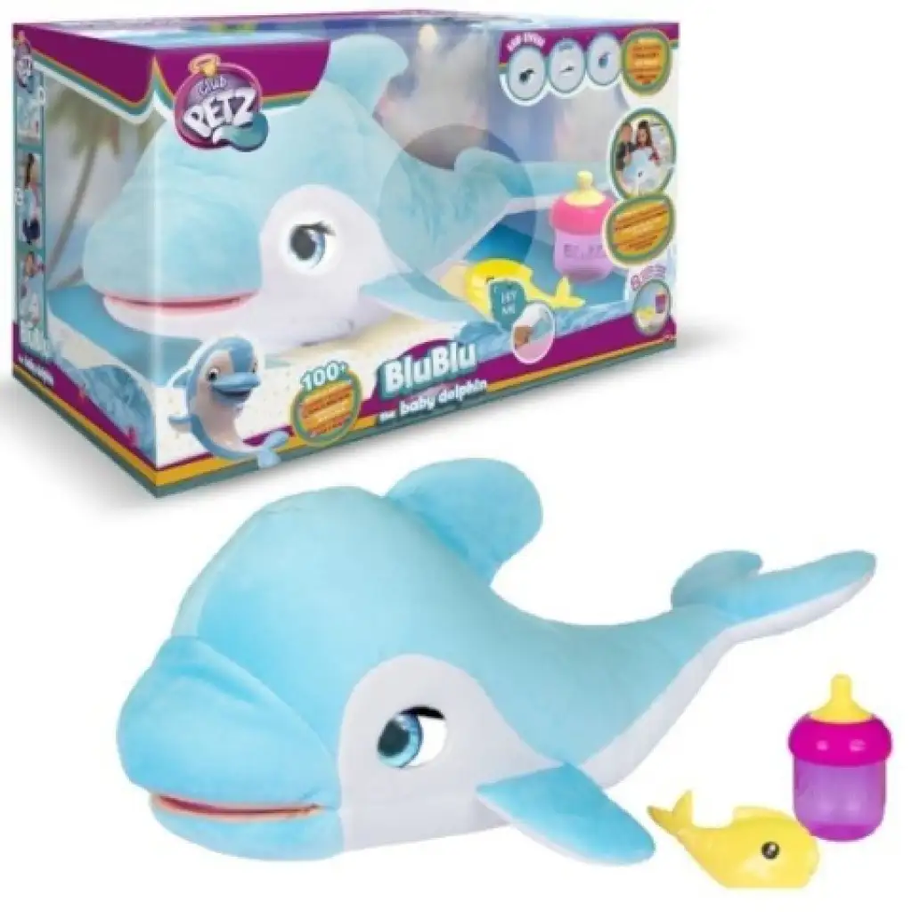 imagen de BluBlu delfín bebé de peluche interactivo 4