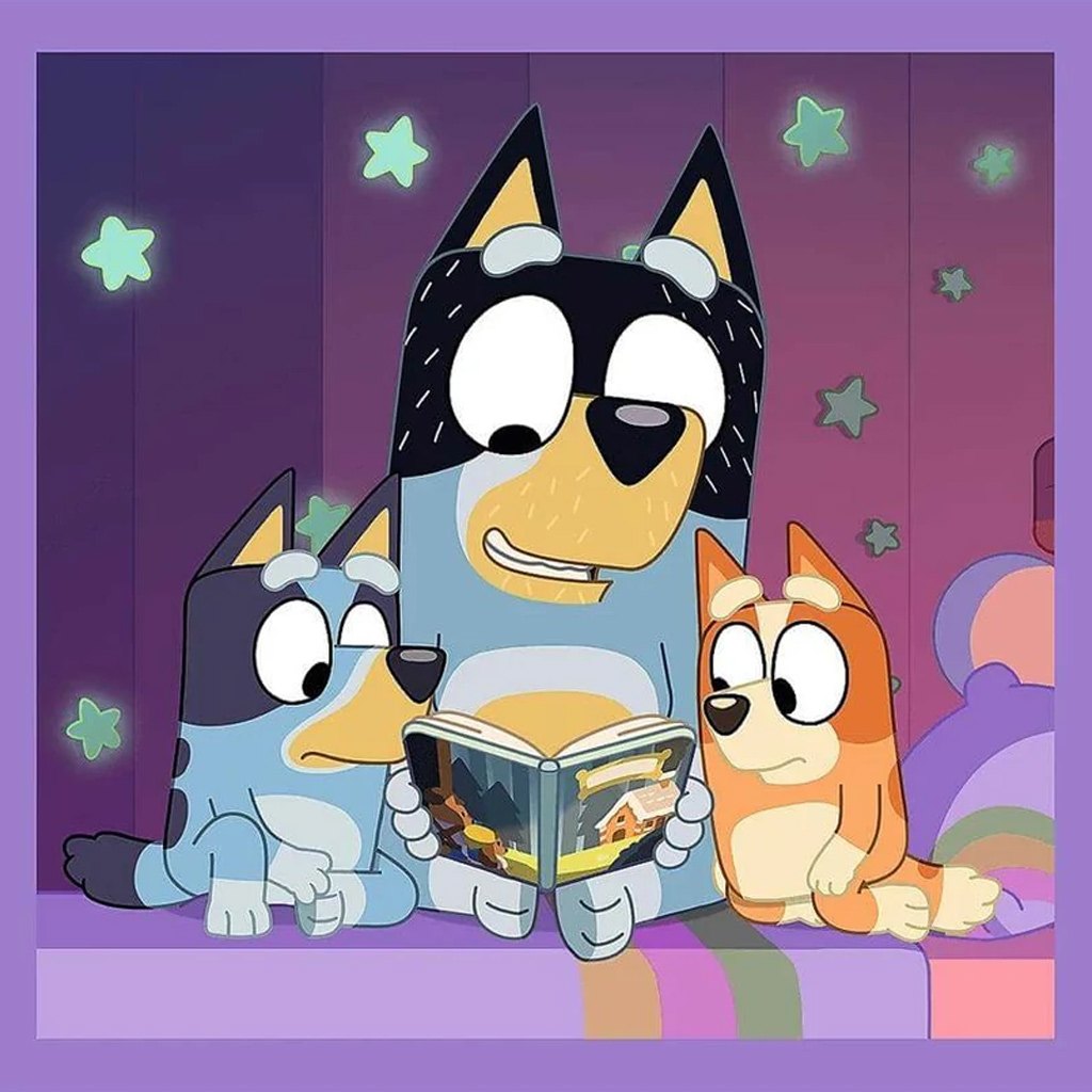 imagen de Bluey 3 en 1 puzzle de 20-36-50 piezas - Trefl 4
