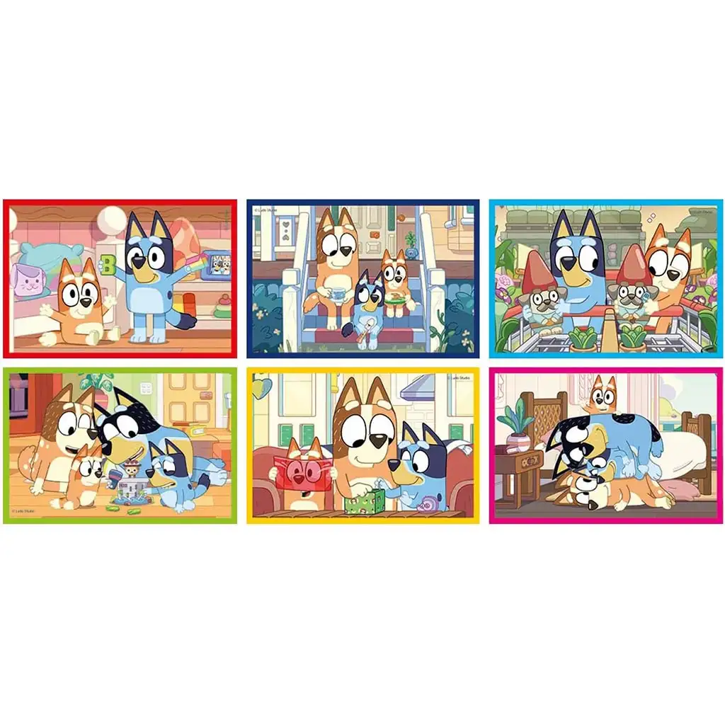 imagen de Bluey 6 piezas de cubos de cuentos - Clementoni 2