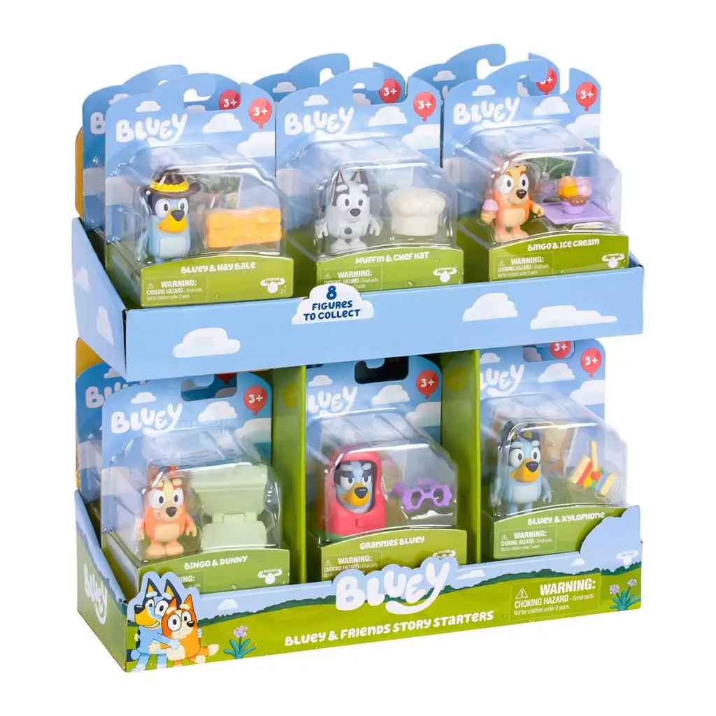 imagen de Bluey: Bluey y sus amigos conjuntos de juguetes coleccionables 1ud 1
