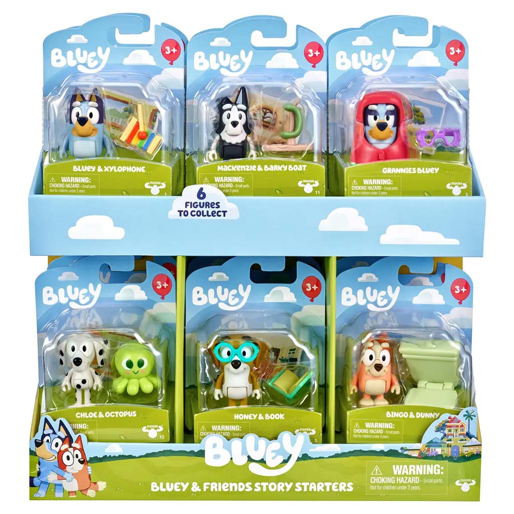 imagen de Bluey: Bluey y sus amigos conjuntos de juguetes coleccionables S14 1ud 1
