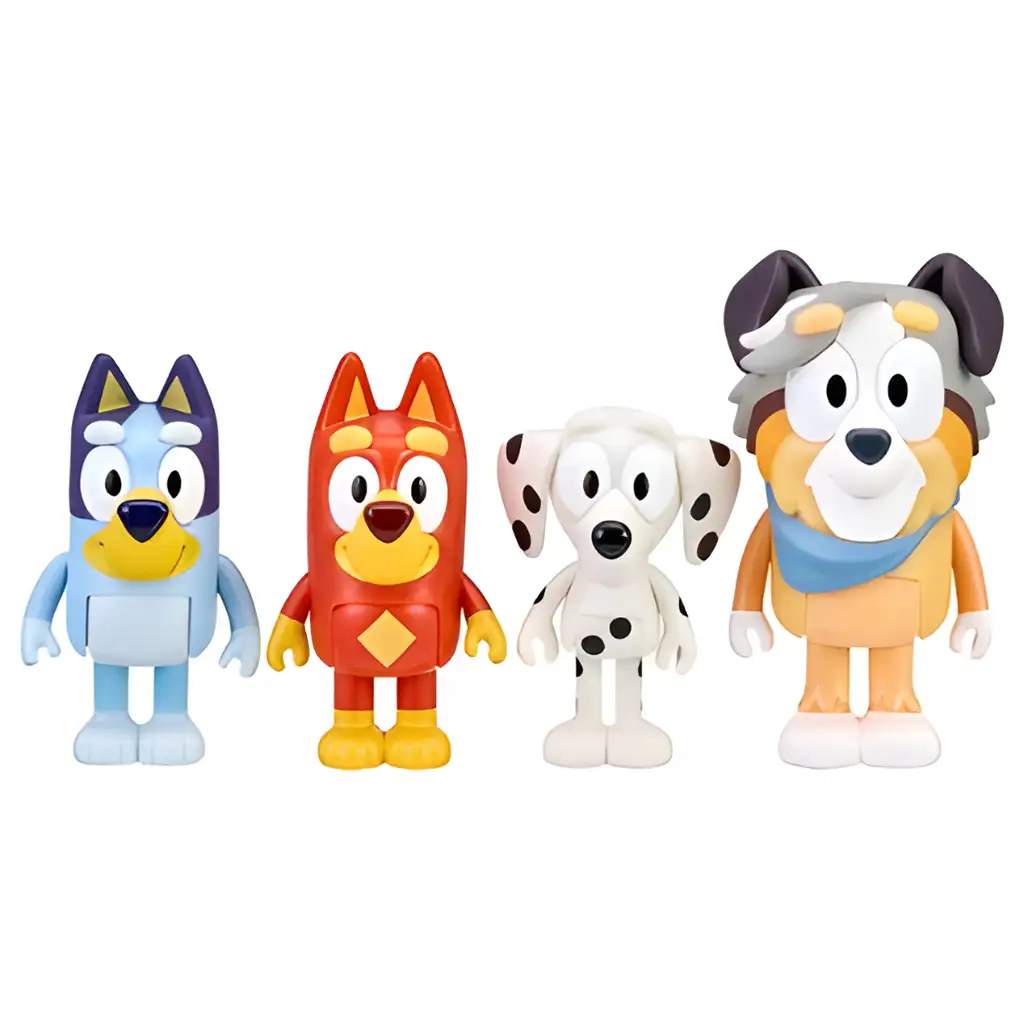 imagen de Bluey: Bluey y sus amigos en la escuela set de figuras de juego de 4 piezas 2