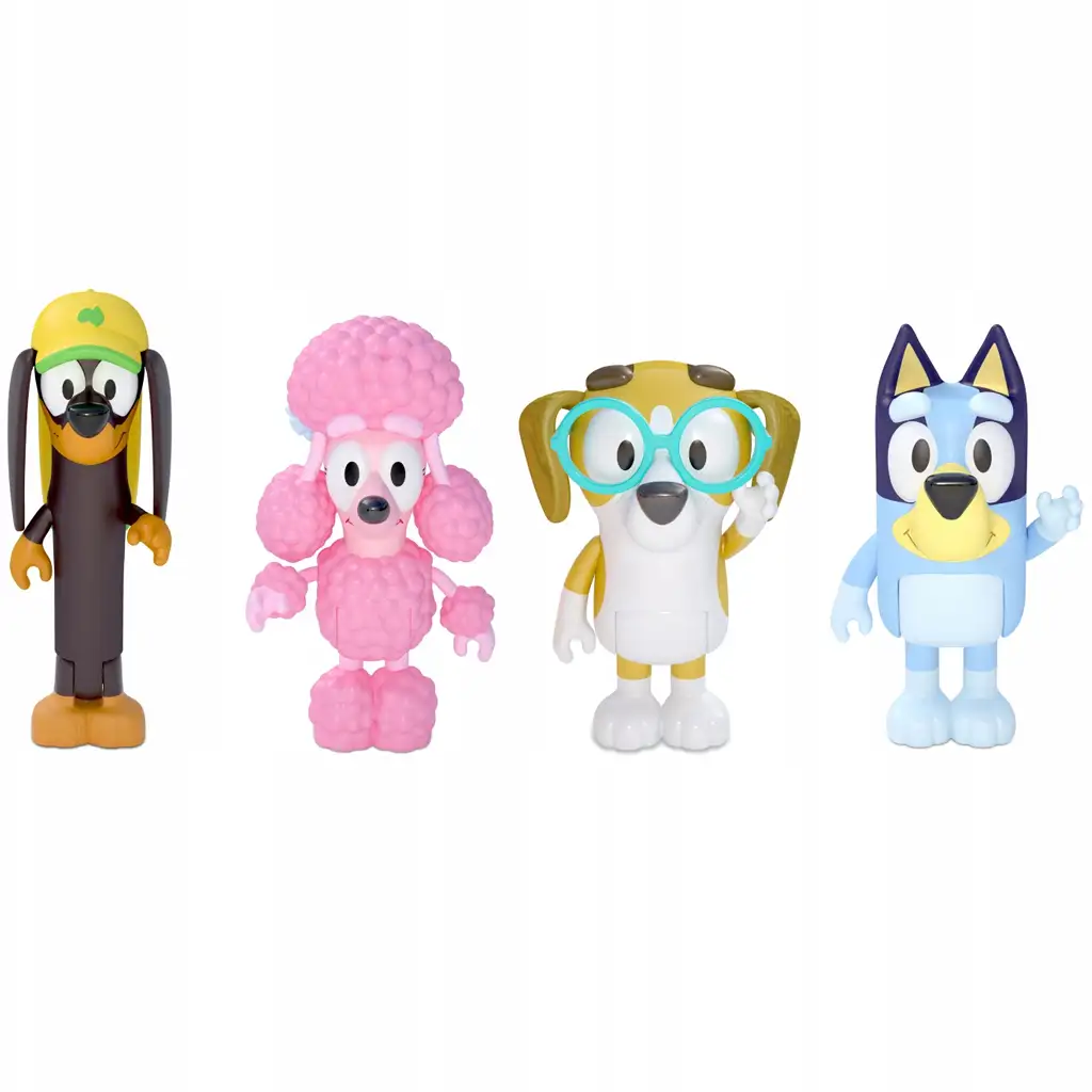 imagen de Bluey: Bluey y sus amigos set de figuras de 4 piezas 2