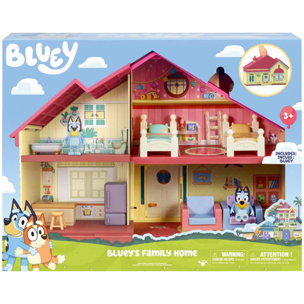 imagen de Bluey: Casa familiar juego de figuras de Bluey 1