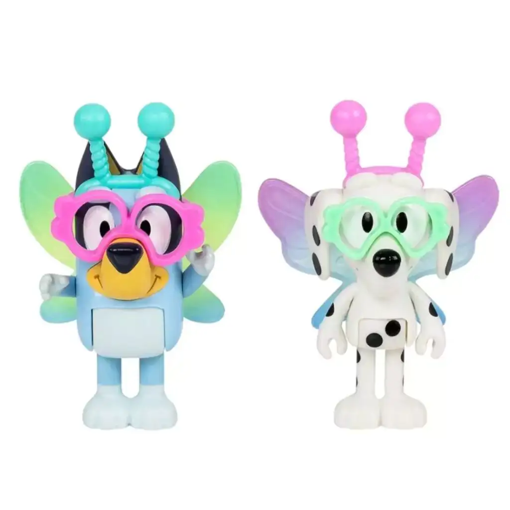 imagen de Bluey extraterrestres: conjunto de figuras de Bluey y Chloe 2