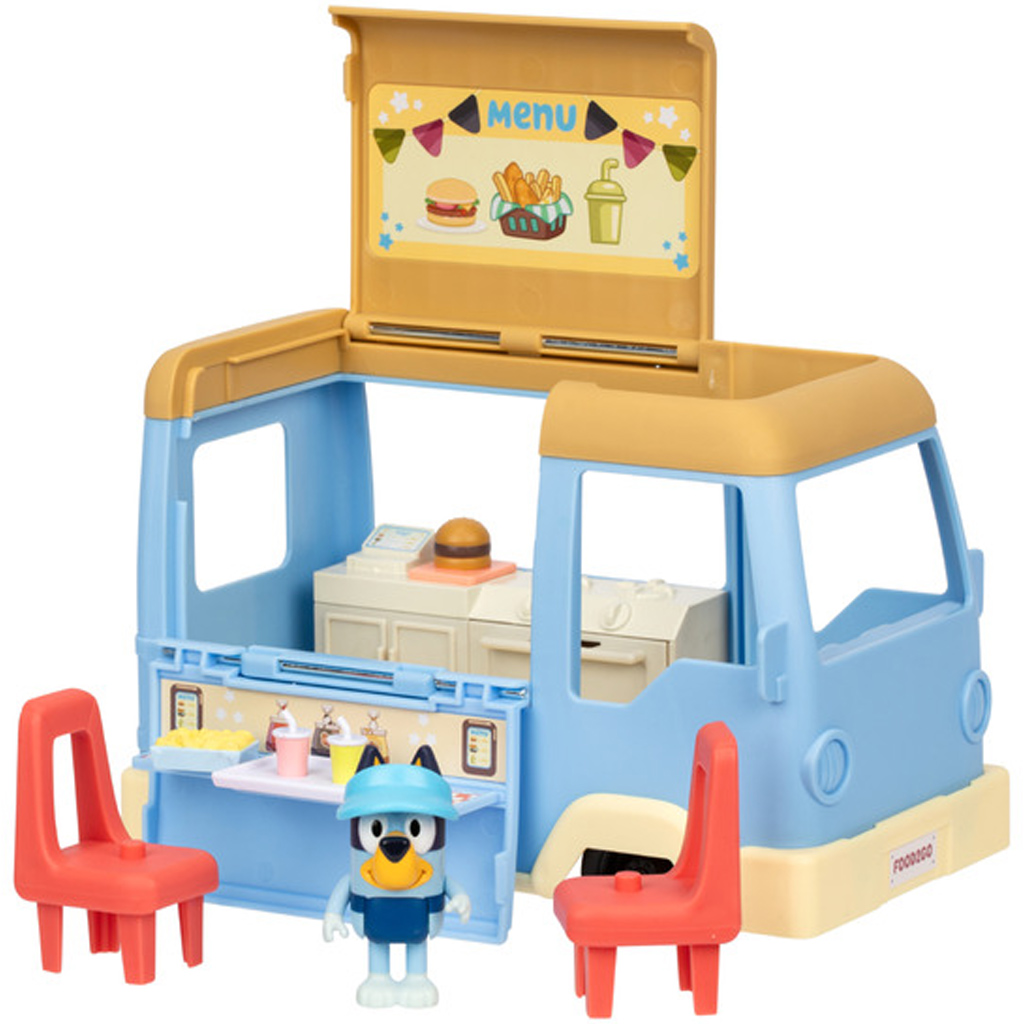 imagen de Bluey: Juego de coche de buffet con figura de Bluey 2