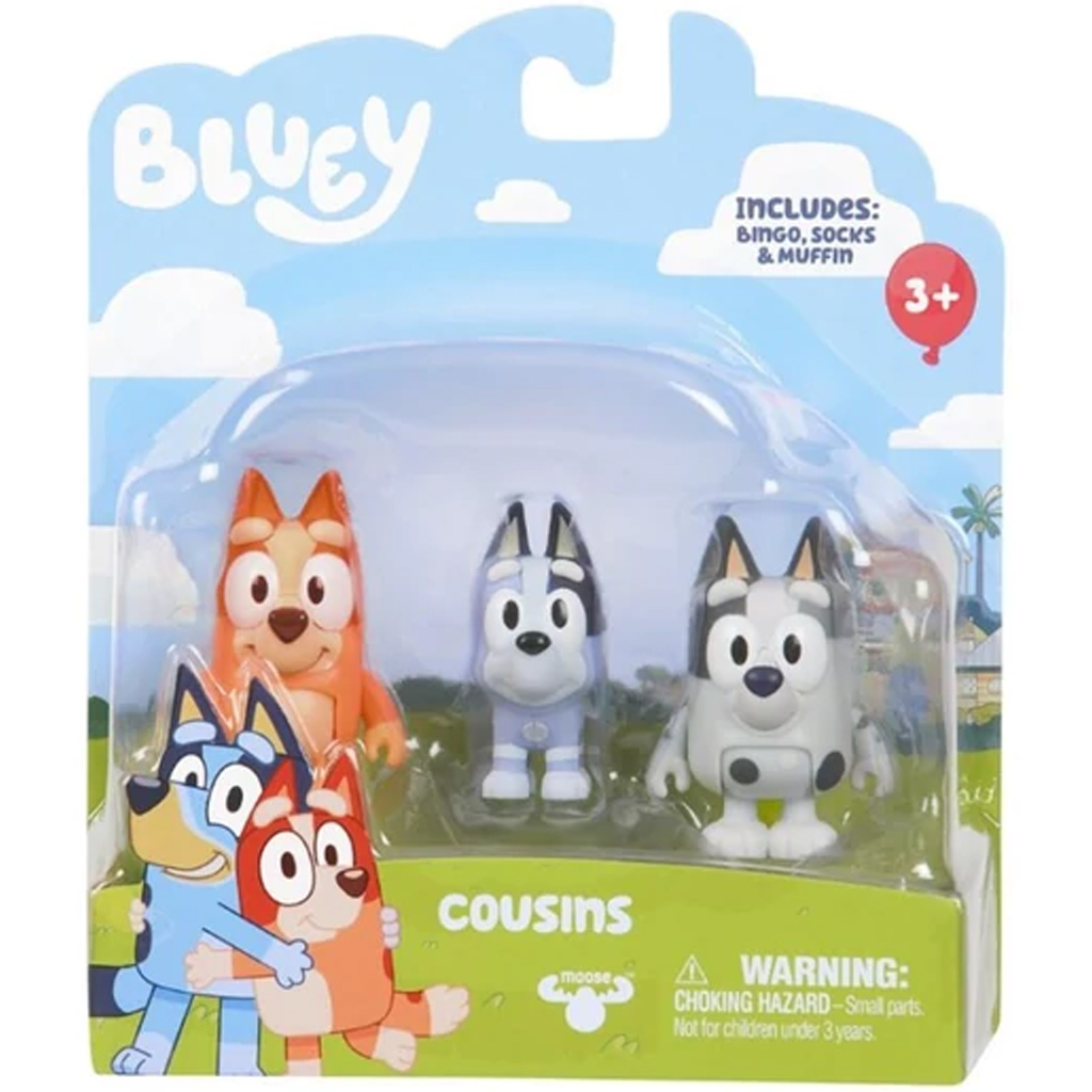 imagen de Bluey: Juego de primos - Bingo, Muffin, Socks 1