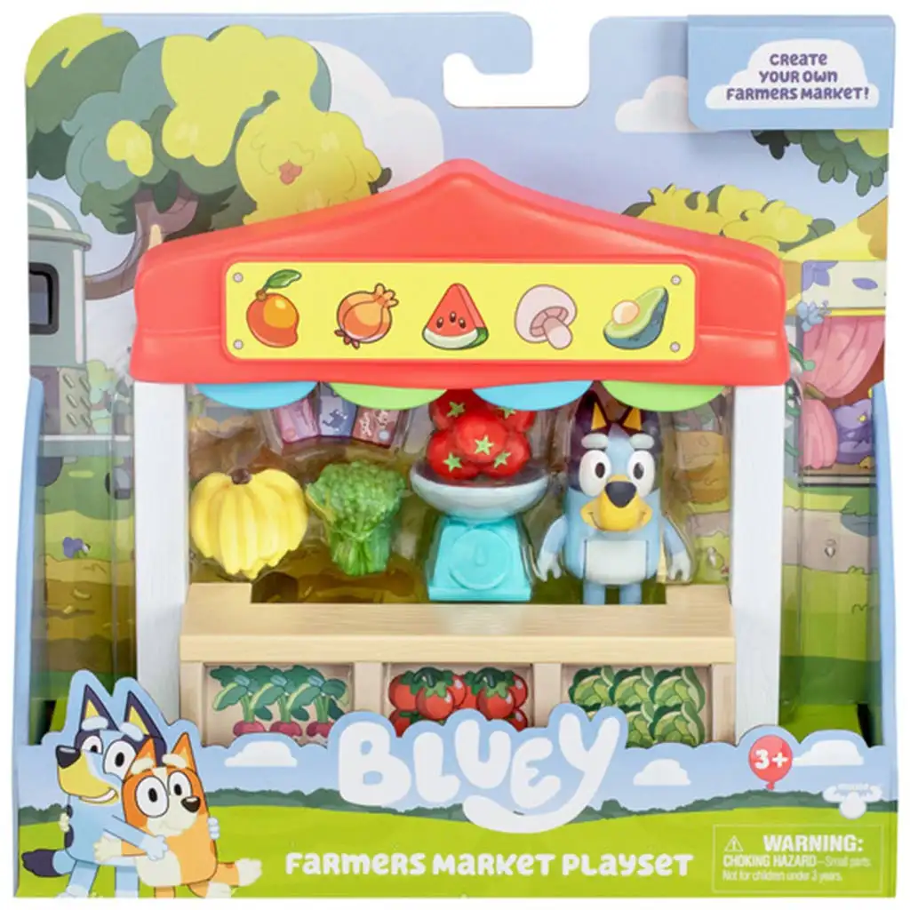 imagen de Bluey: Mercado de Productores con Figura de Bluey 1