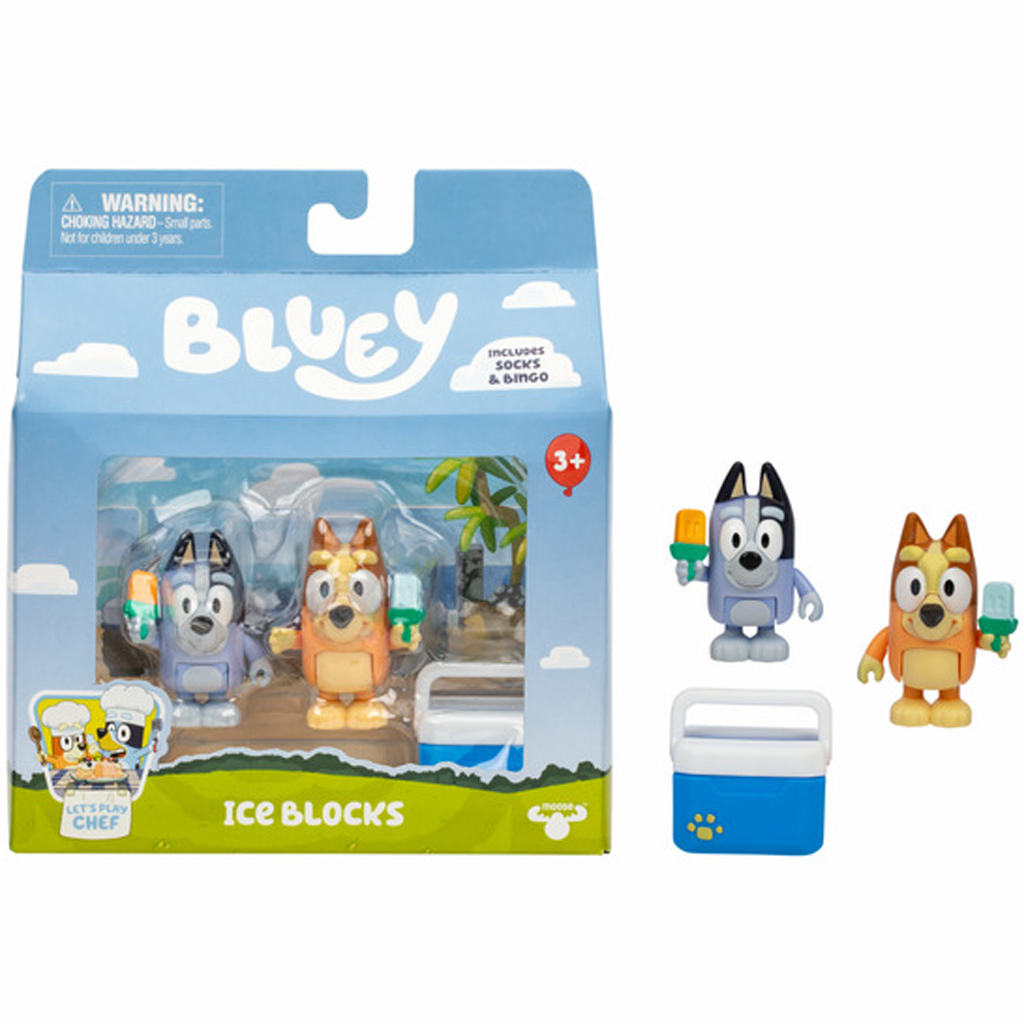 imagen de Bluey: Paquete de figuras de personajes dobles - Helado 2