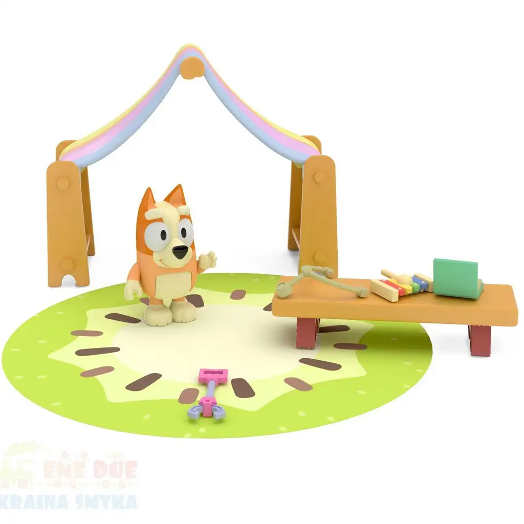 imagen de Bluey: Set de figura de juego de la mini habitación de Bingo 2