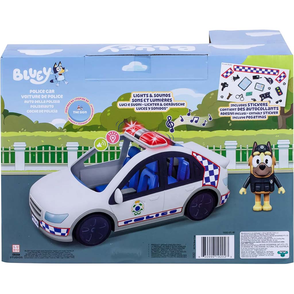 imagen de Bluey: Set de juego de coche de policía con figura 2