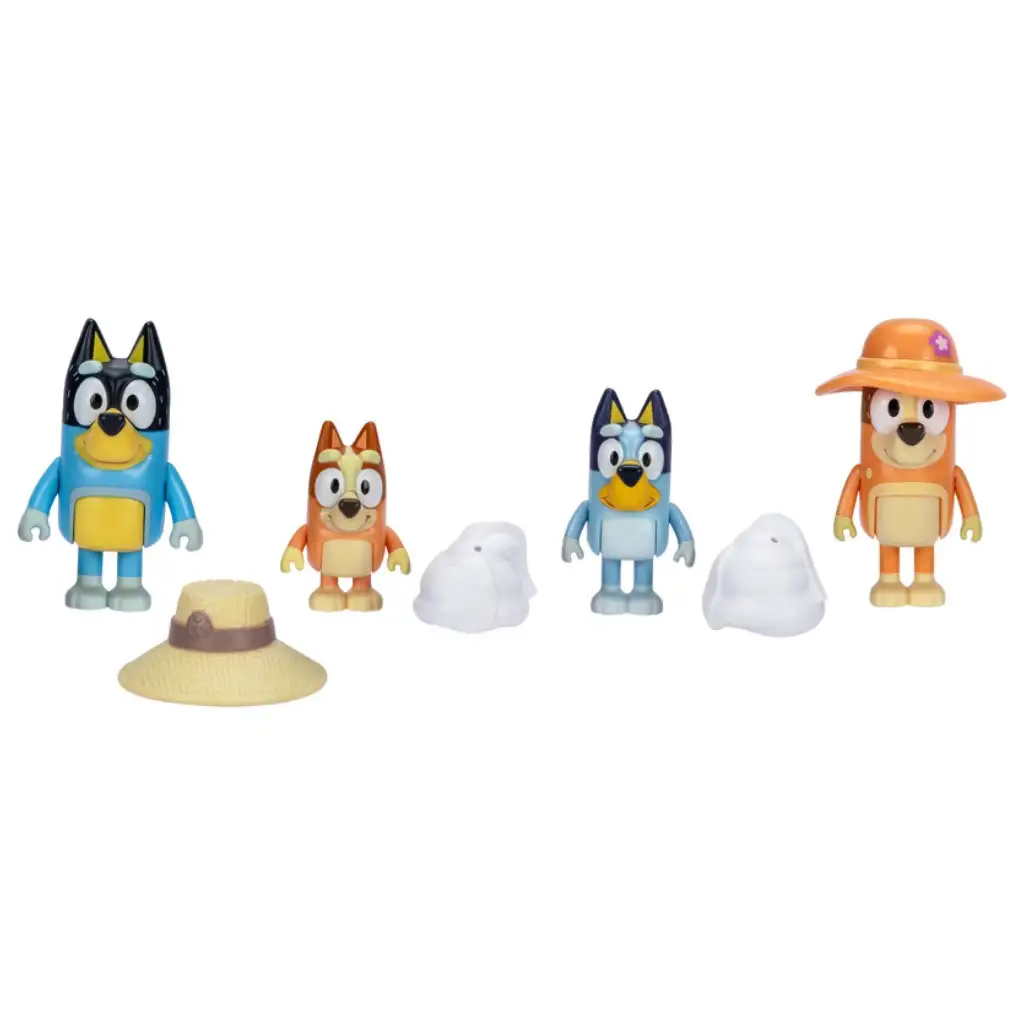 imagen de Bluey: Viaje familiar set de figuras de 4 piezas 2