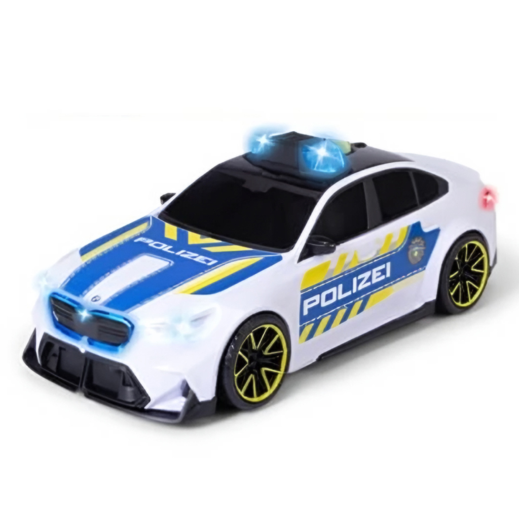 imagen de BMW M5 Policía cochecito con luz y sonido 25cm - Dickie Toys 2