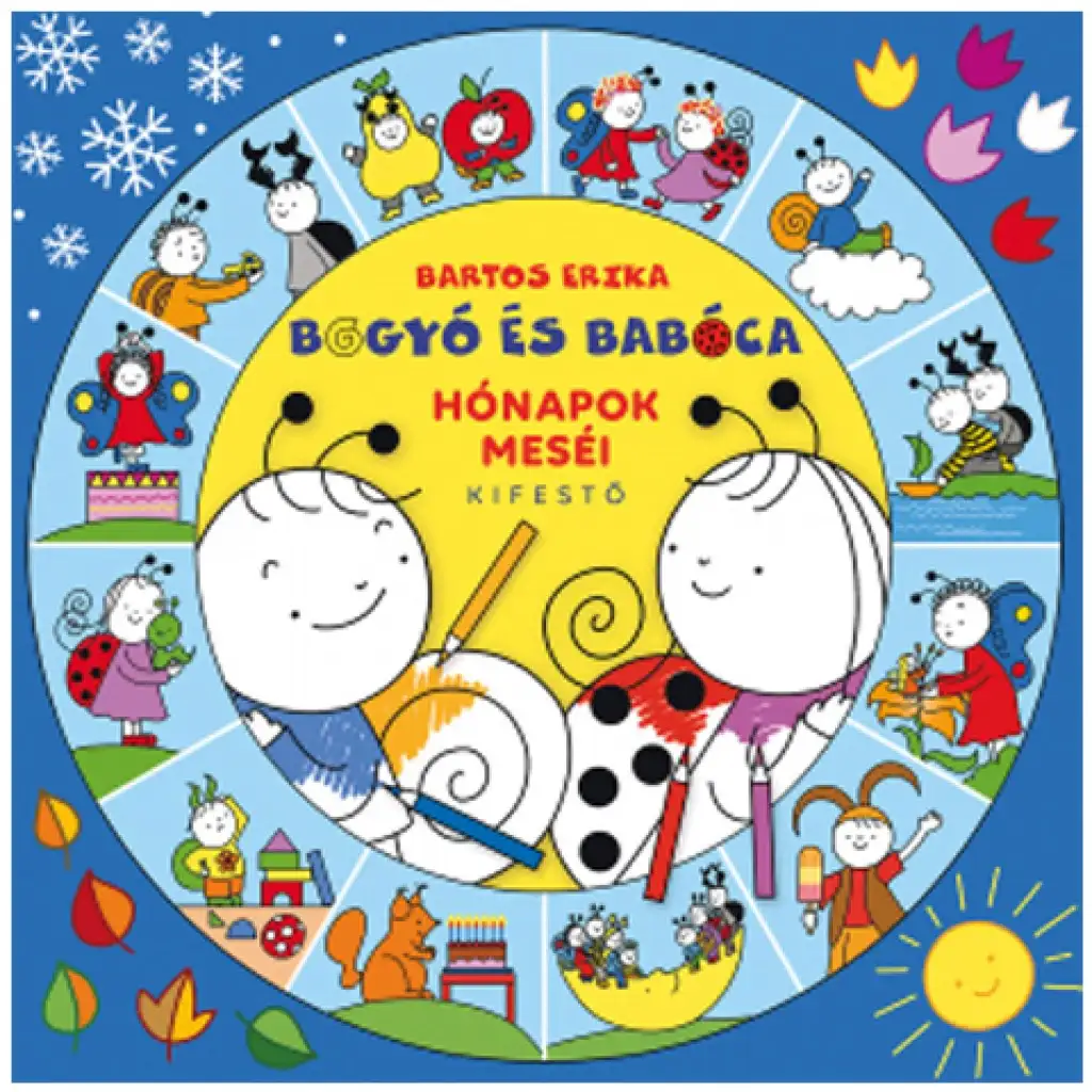 imagen de Bogyó y Babóca cuentos de los meses libro para colorear 1