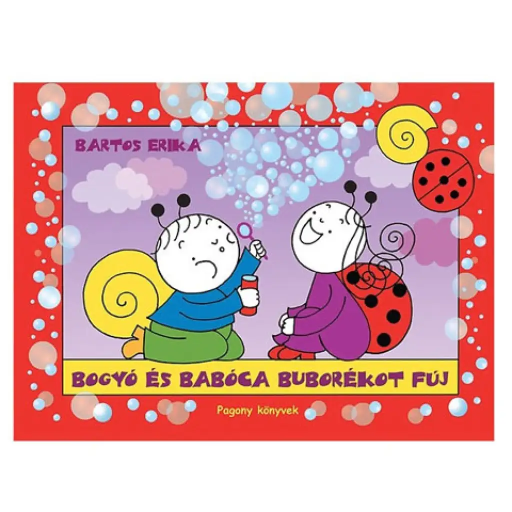 imagen de Bogyó y Babóca soplando burbujas libro de cuentos - Pagony 1