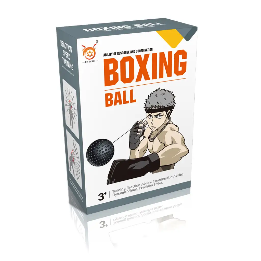 imagen de Bola de boxeo reflexiva con cinta ajustable a la cabeza 2